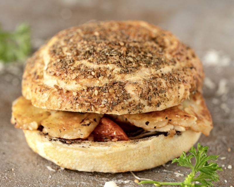 Grilled Halloumi Croissant